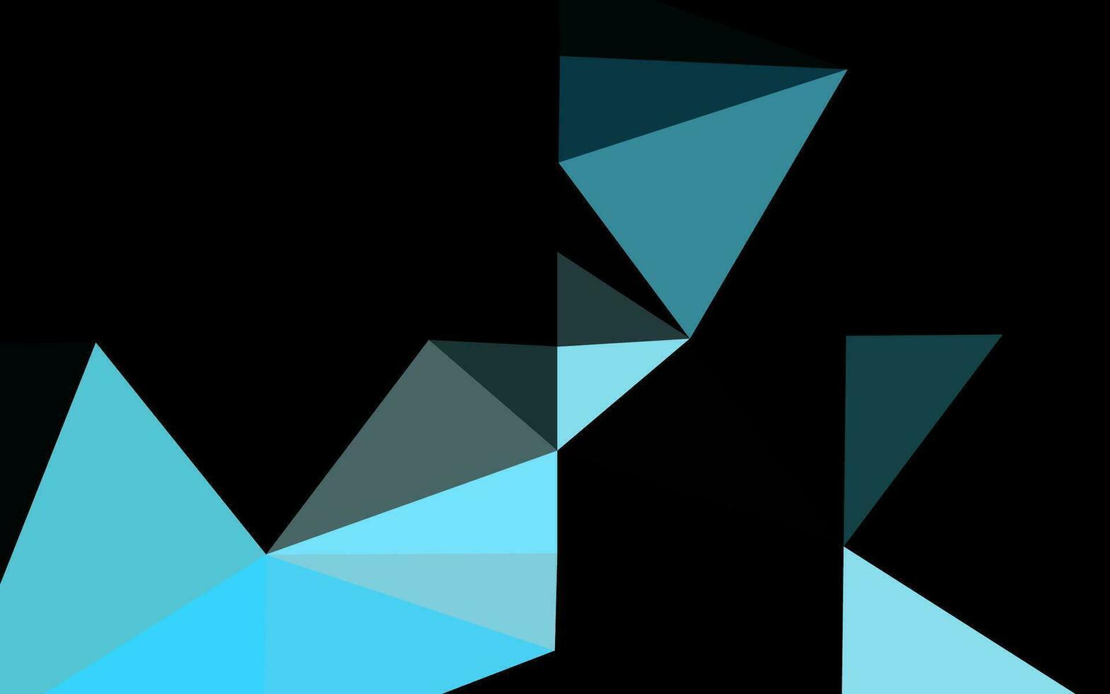 Light BLUE vector triangle mosaic texture.