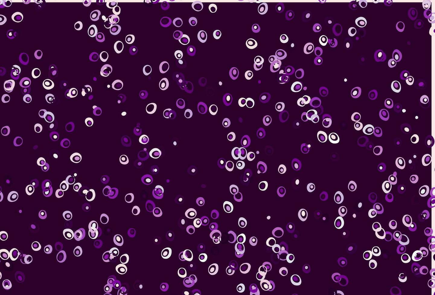 Light Purple vector background with bubbles.