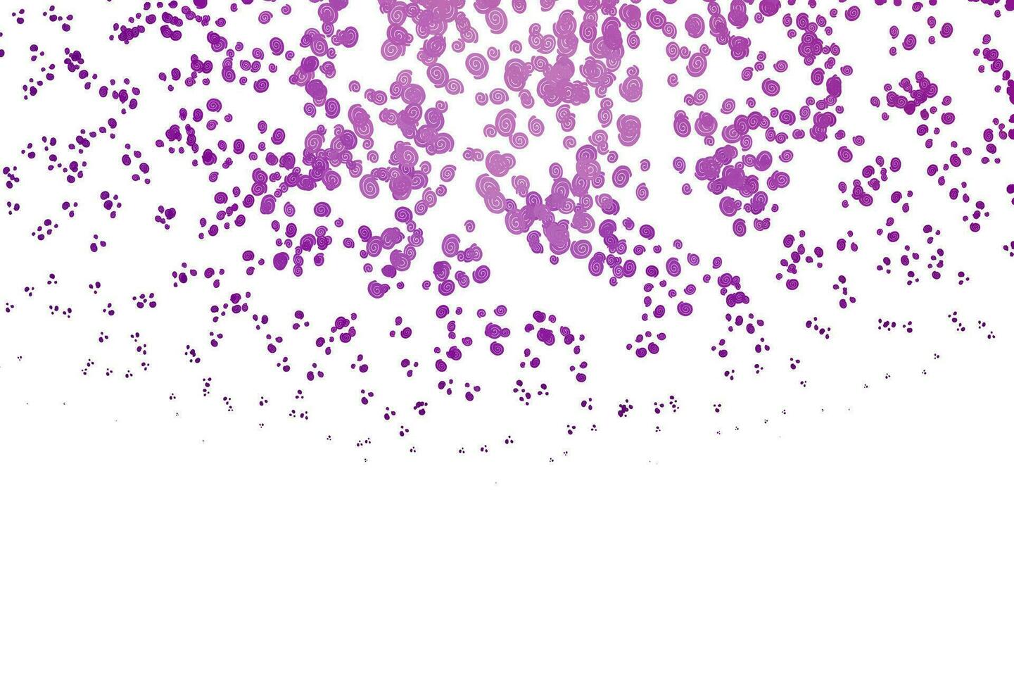 Light Purple vector pattern with curved circles.