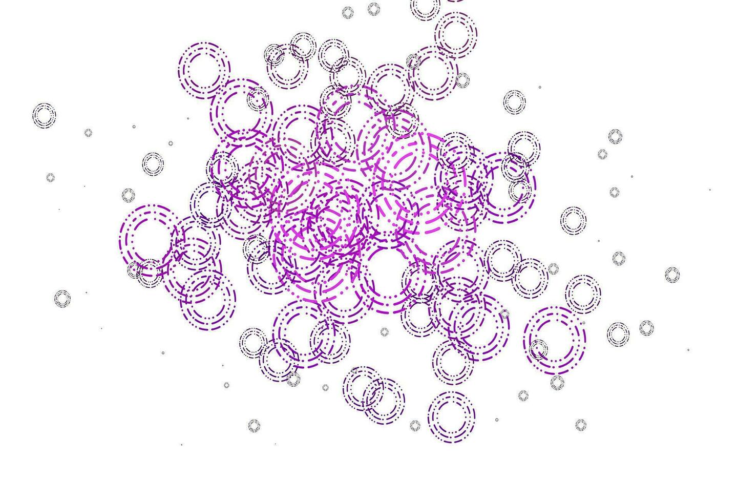 telón de fondo de vector púrpura claro con puntos.