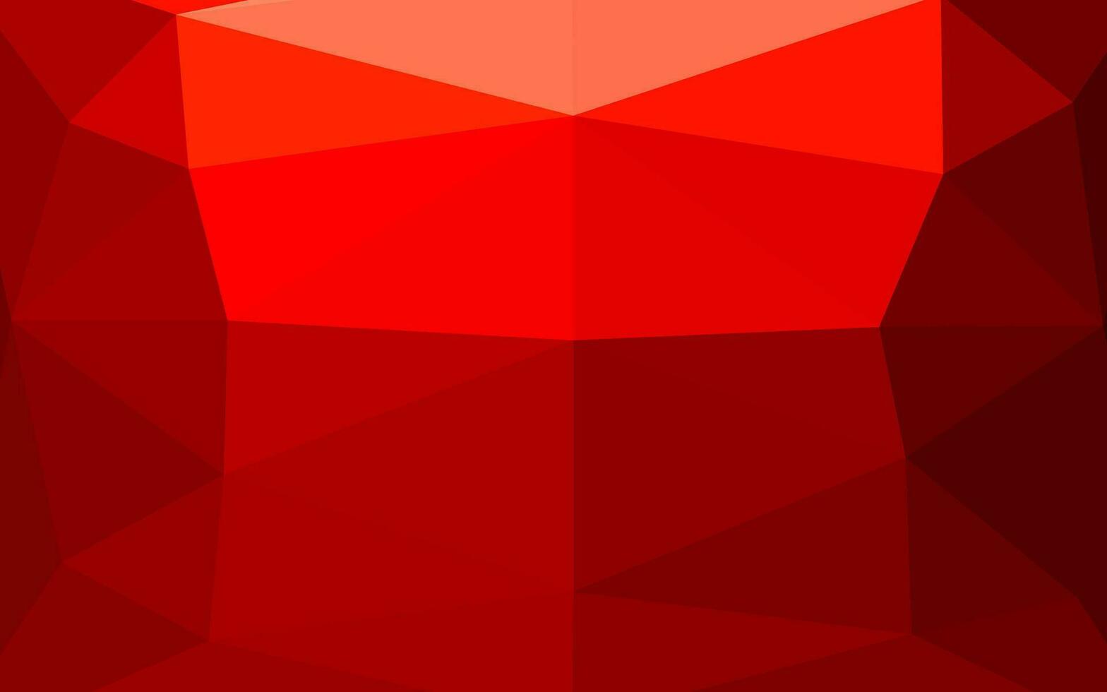 Light Red vector shining triangular pattern.