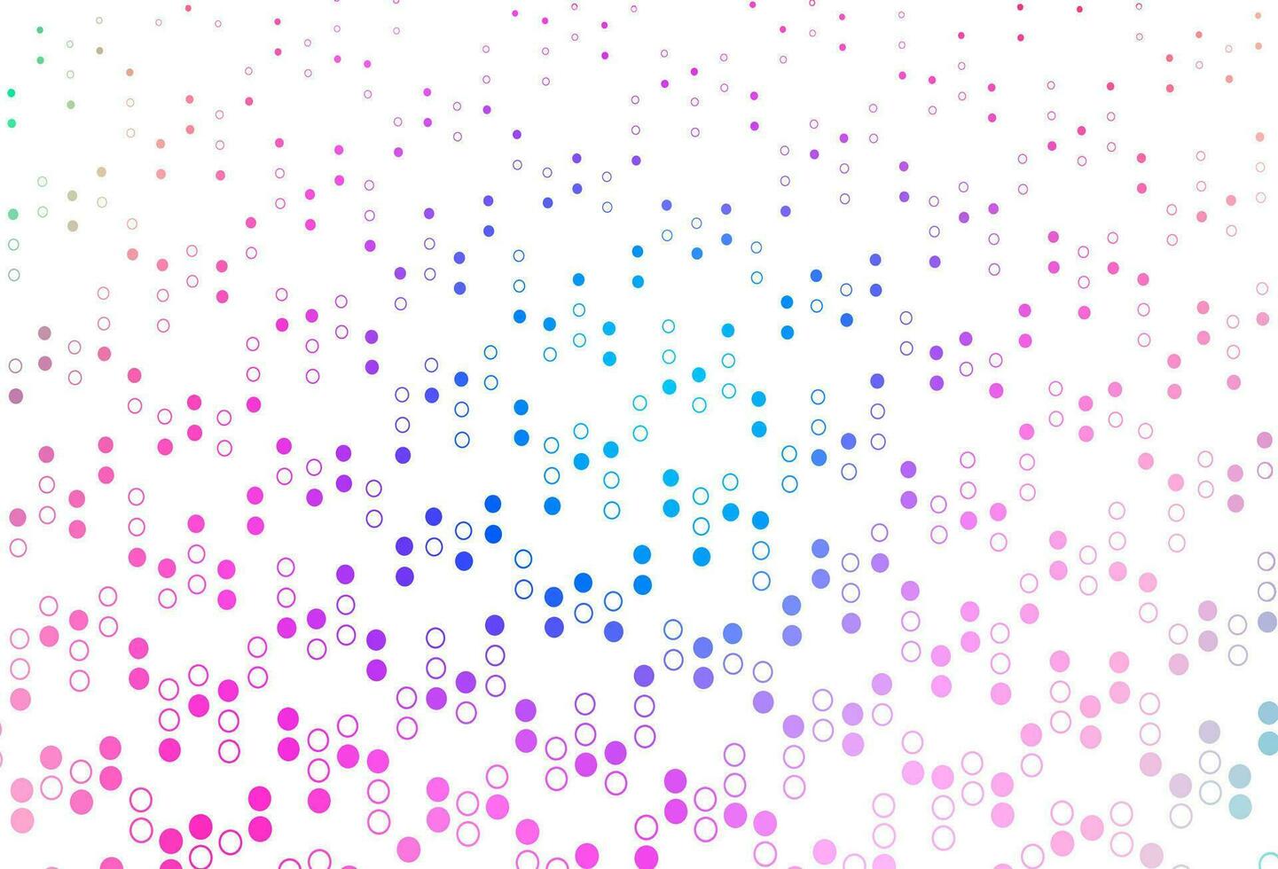 diseño vectorial de color rosa claro, azul con formas circulares. vector