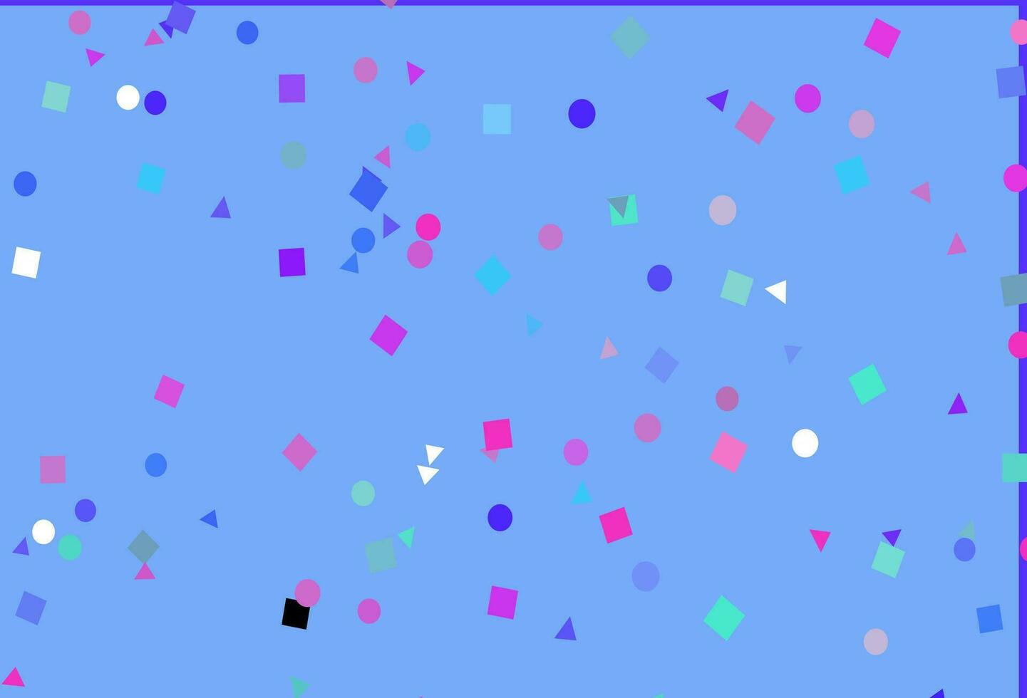 Light Pink, Blue vector pattern in polygonal style with circles.