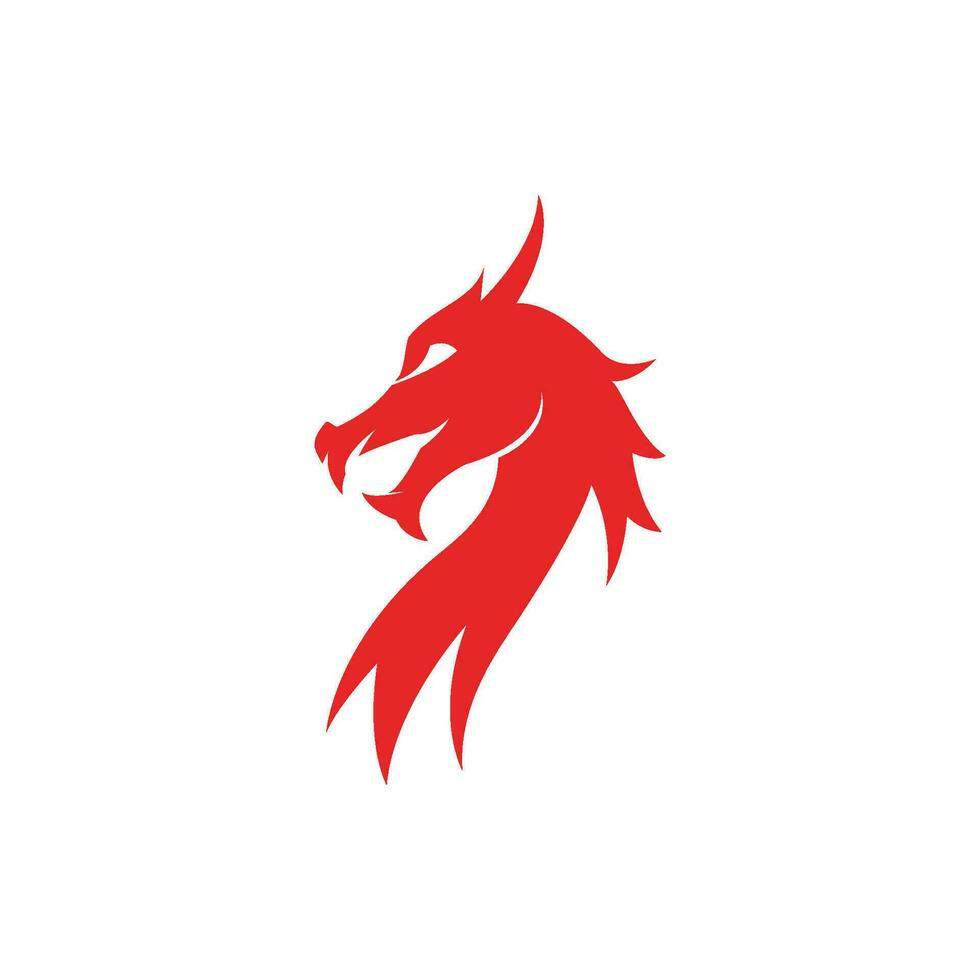 Dragon vector icon illustration