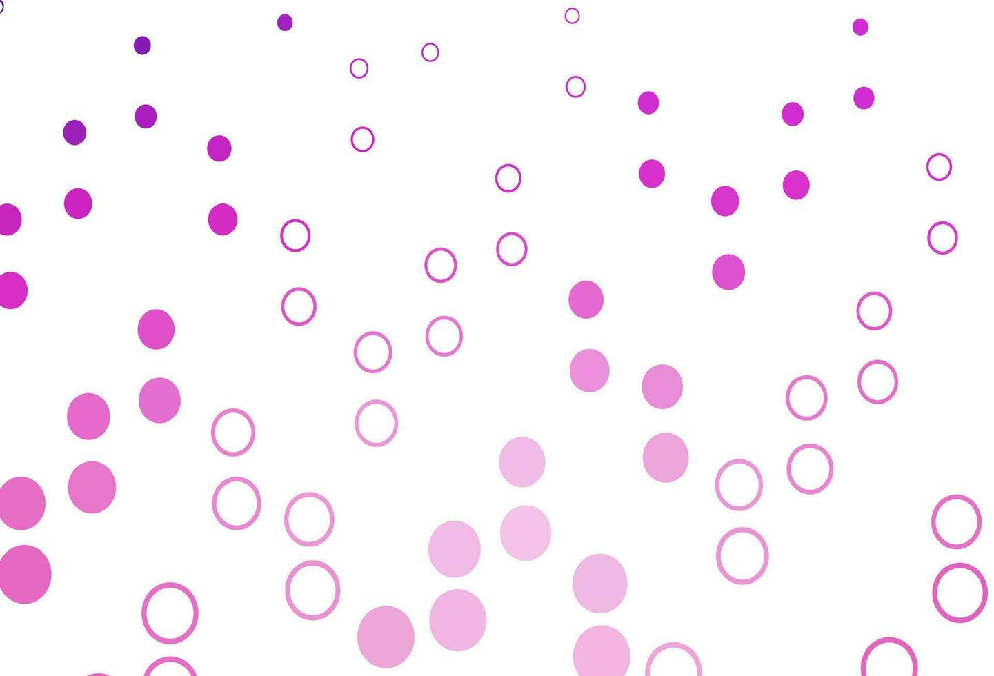 Light Pink vector background with bubbles.
