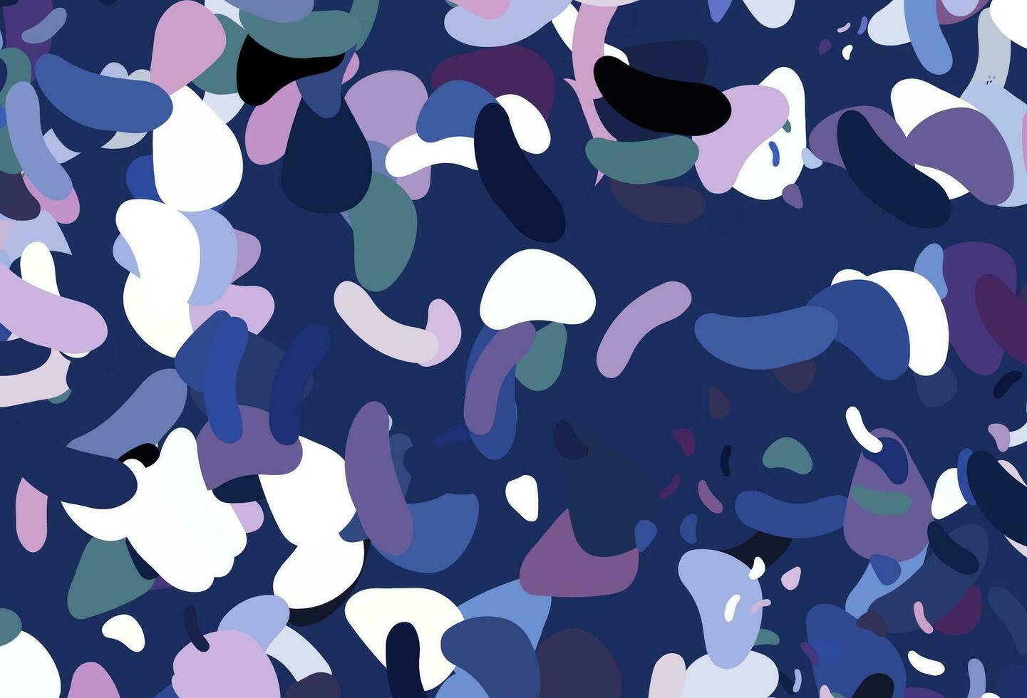 Light Pink, Blue vector texture with random forms.