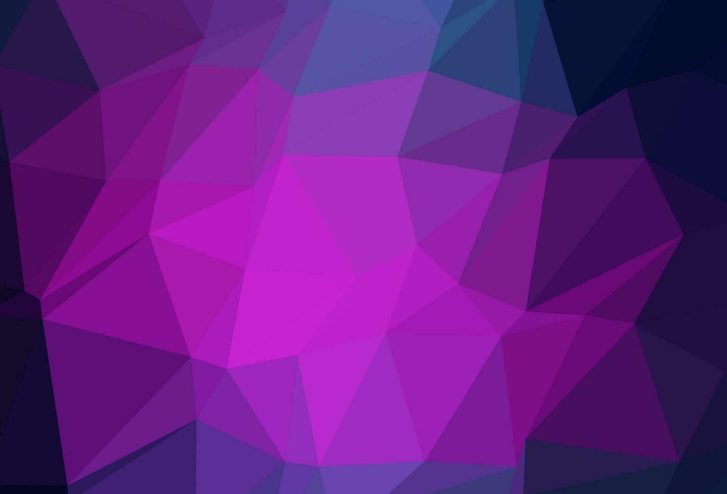 Dark Pink, Blue vector blurry triangle pattern.