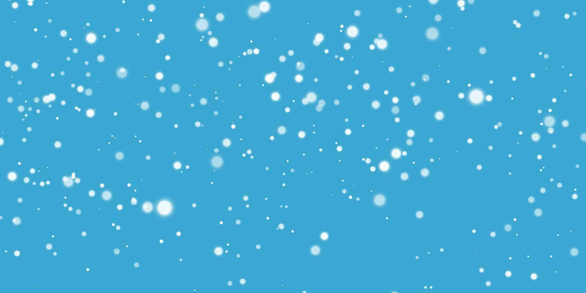 que cae copos de nieve en azul antecedentes. Navidad nieve. vector ilustración