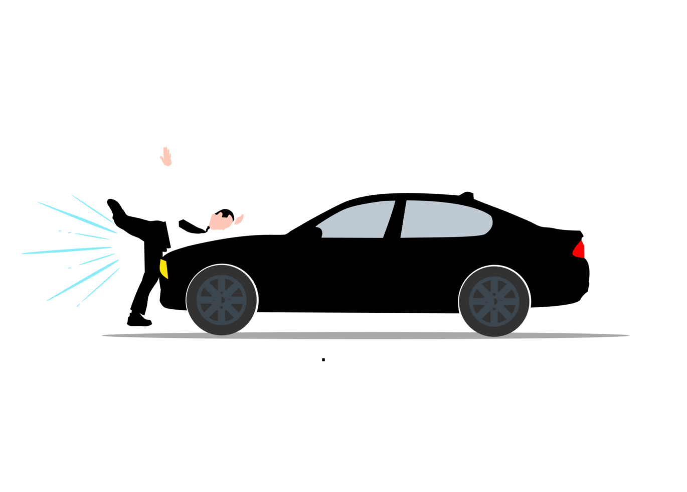 car accident illustration, car crash png