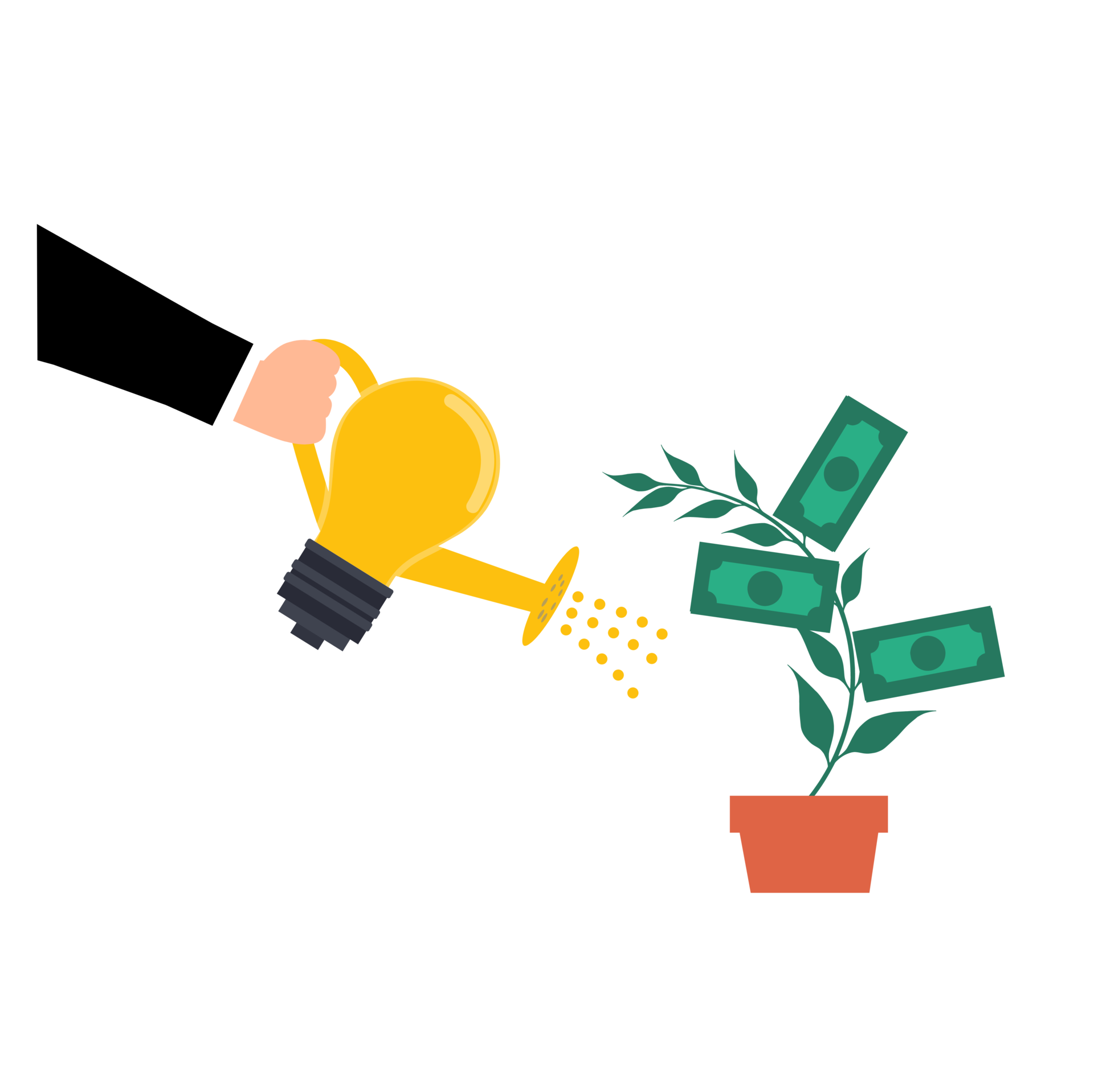 money-plant-in-a-pot-with-a-light-bulb-35508279-png