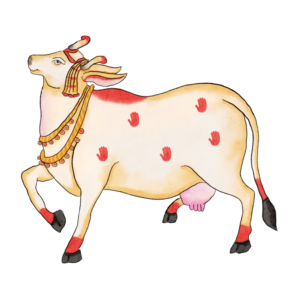 Gomatha Indian Religious Cow. The Holy Cow, Indian Traditional hindu