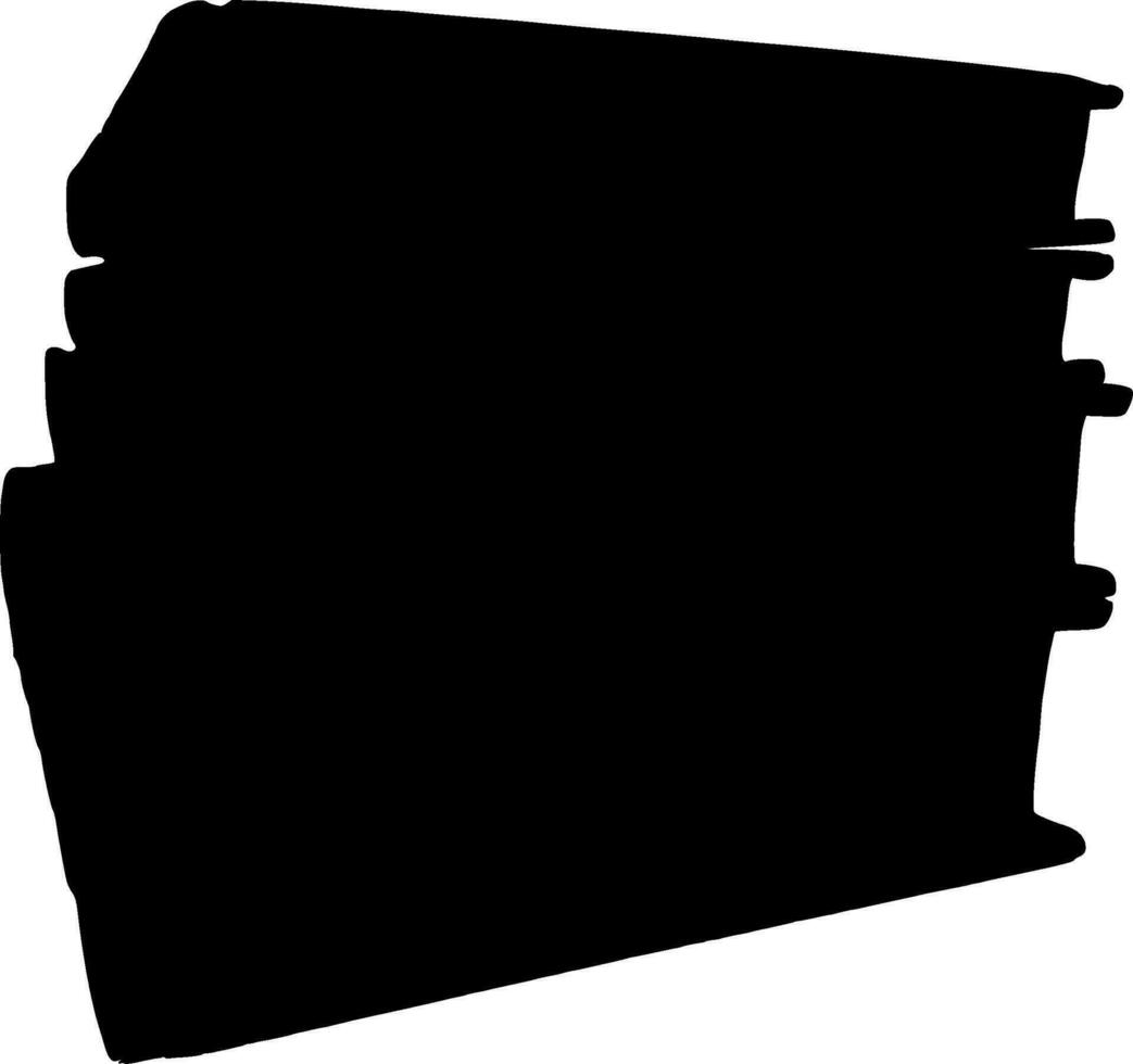 Book Stack Silhouette Vector on white background