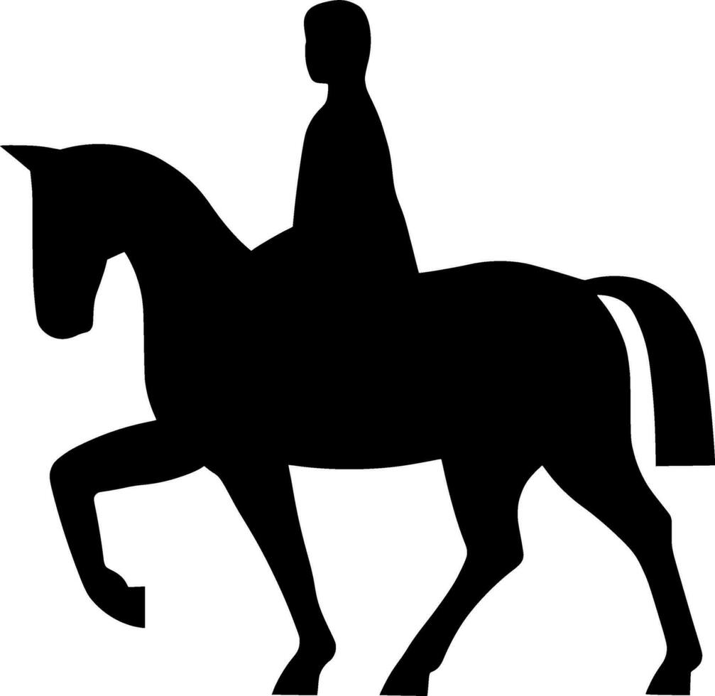 Horse Silhouette Vector on white background