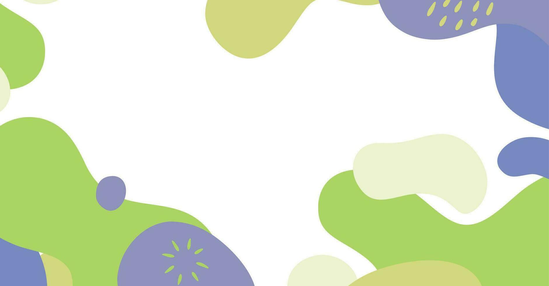 Abstract background various shapes and doodle objects pastel color vector