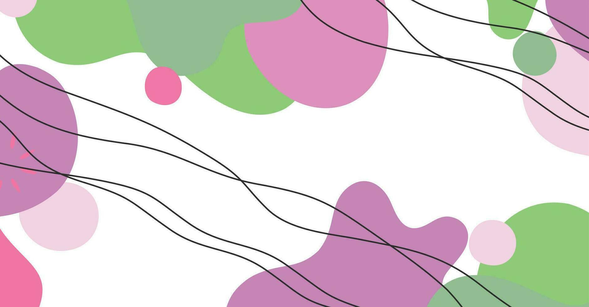 Abstract background various shapes and doodle objects pastel color vector