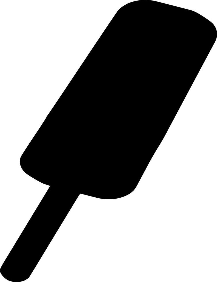 Ice Cream Silhouette Vector on white background
