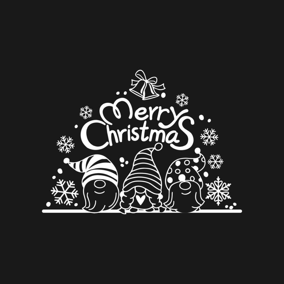 alegre Navidad contento nuevo año t camisa promoción póster o bandera con rojo regalo caja y LED cuerda luces para minorista, compras o Navidad promoción en rojo y negro estilo vector