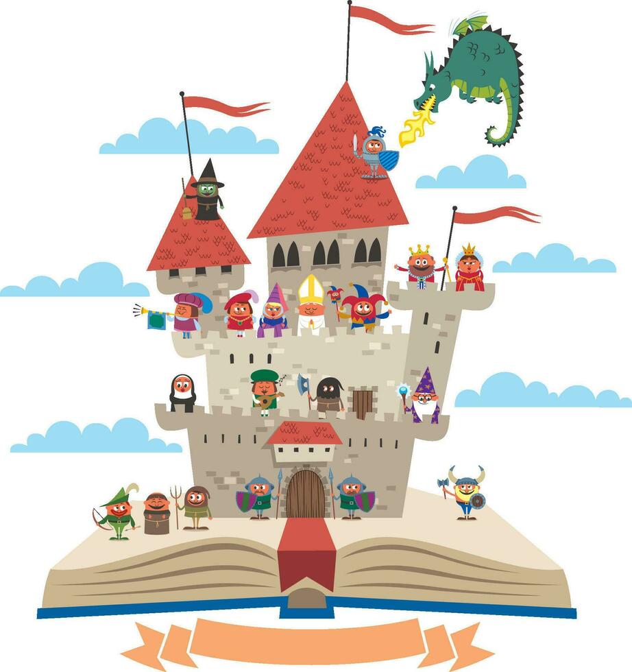 Fairy Tale Book vector