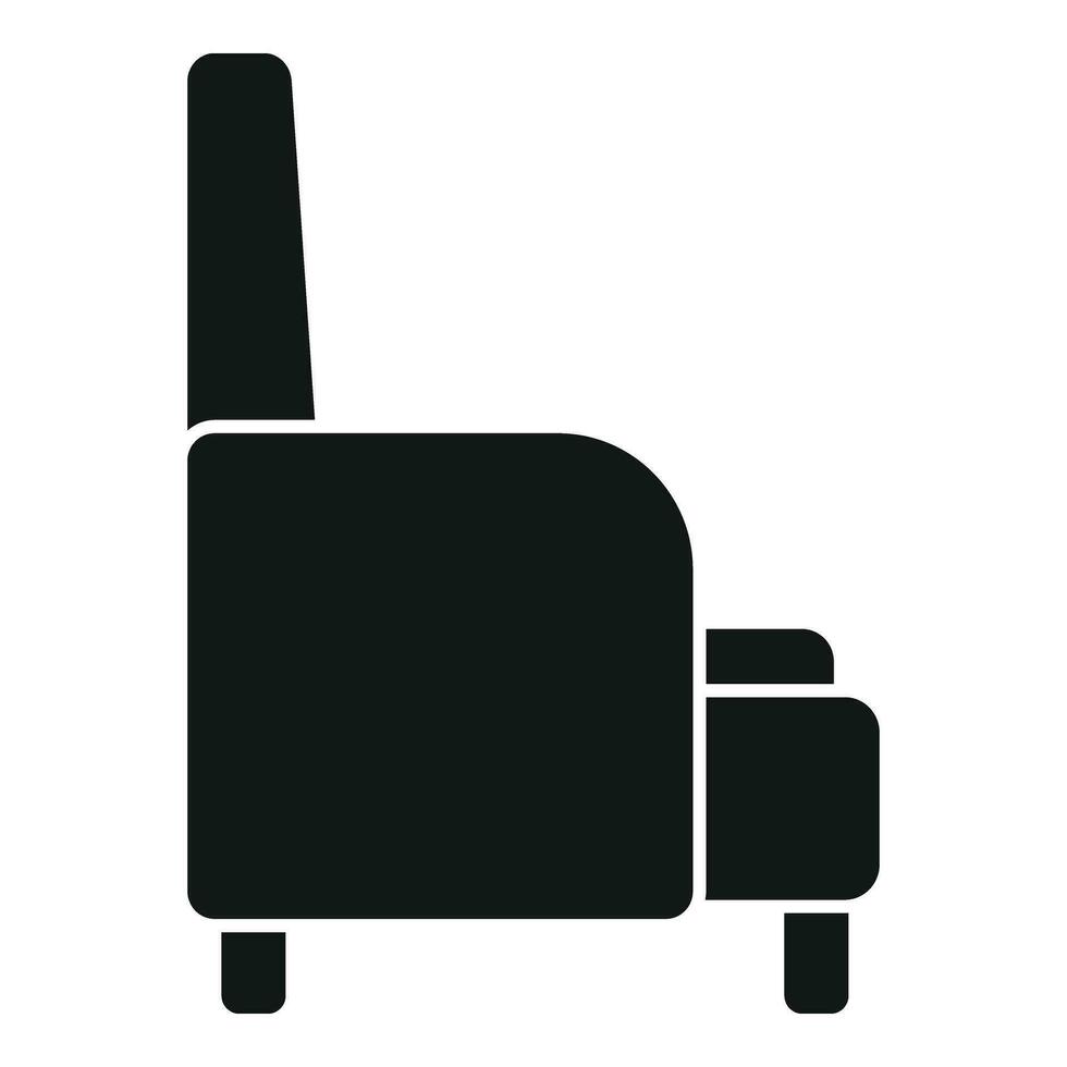 Outdoor yard armchair icon simple vector. Activity view vector