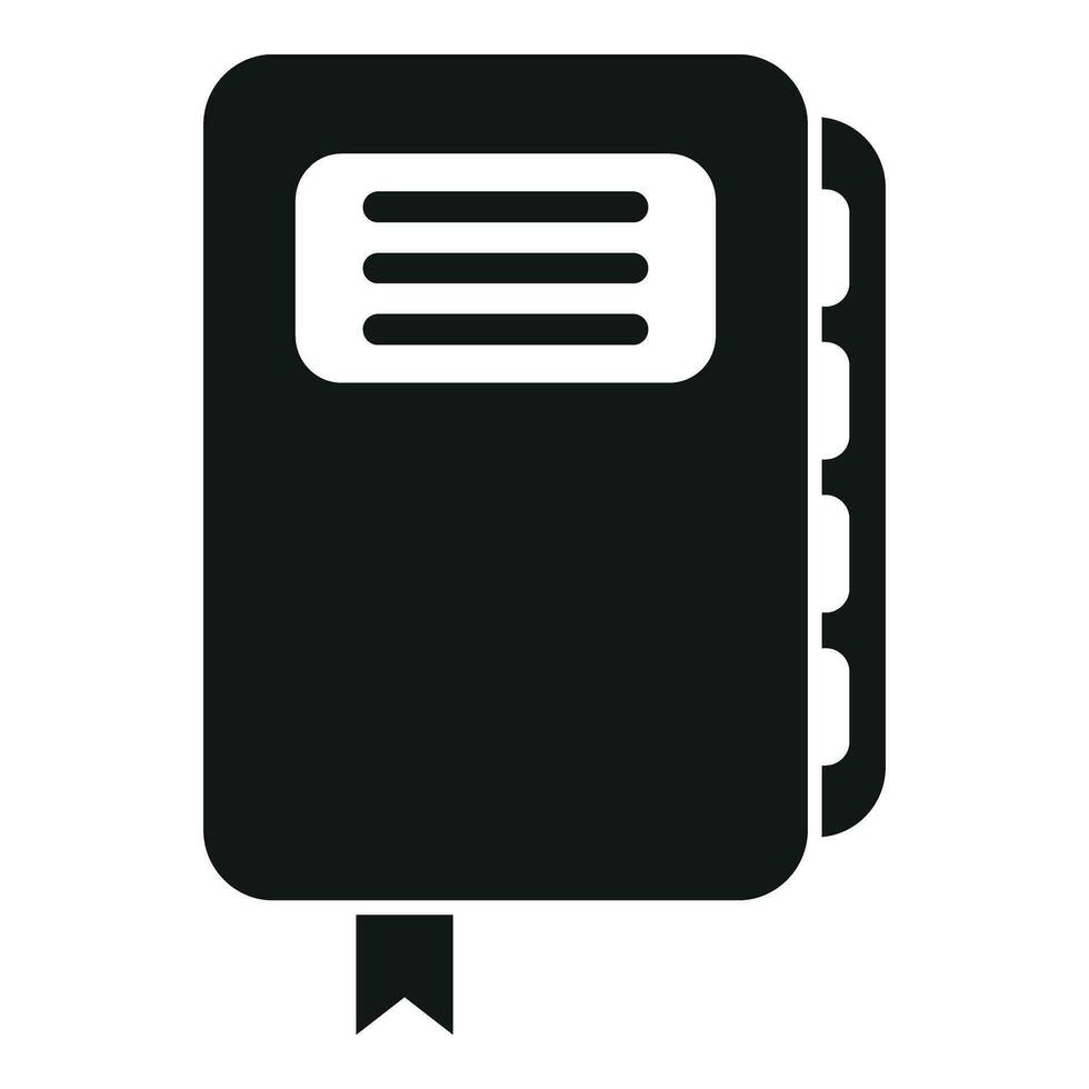 Folder book icon simple vector. Database system folder vector