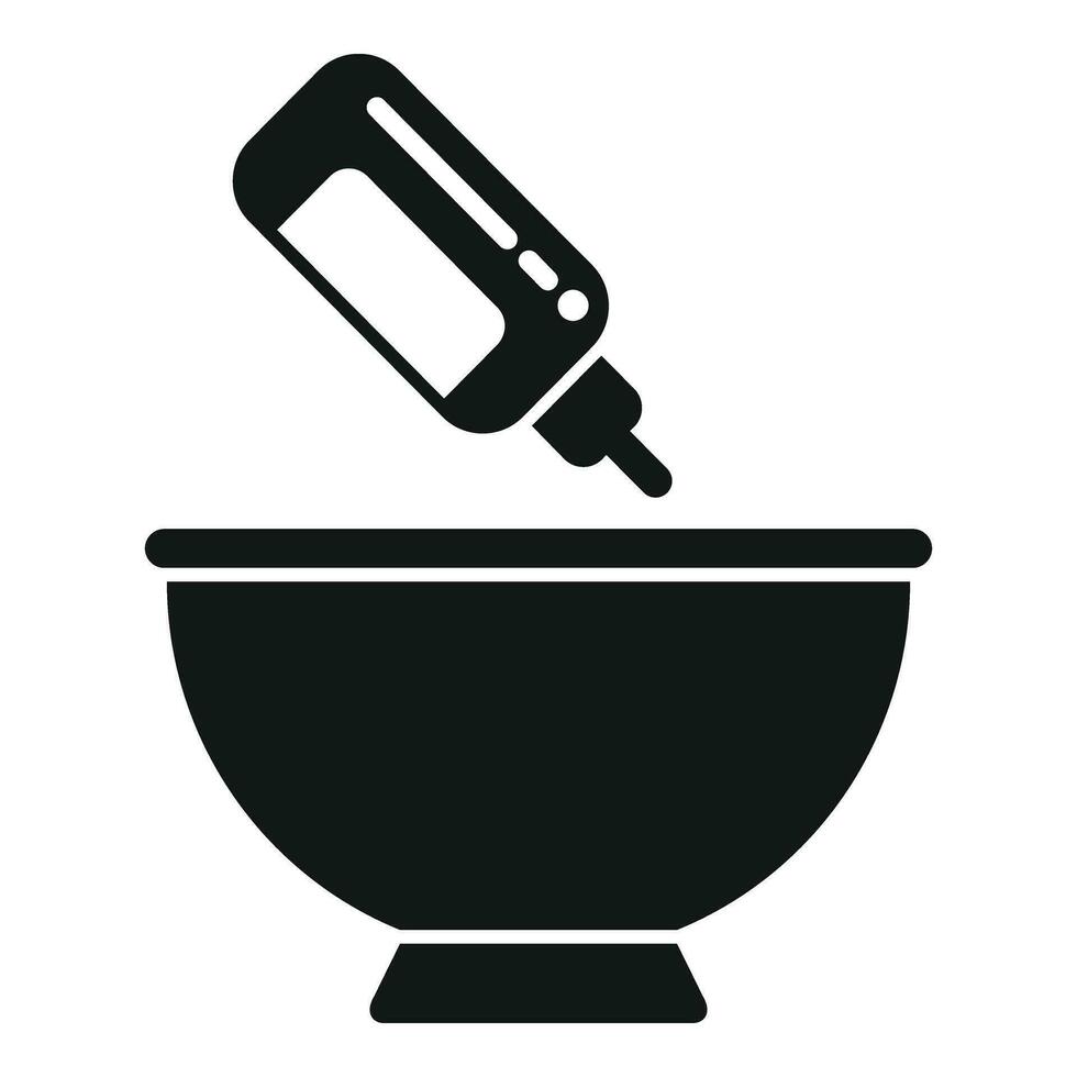 Hair coloring icon simple vector. Salon wash process vector