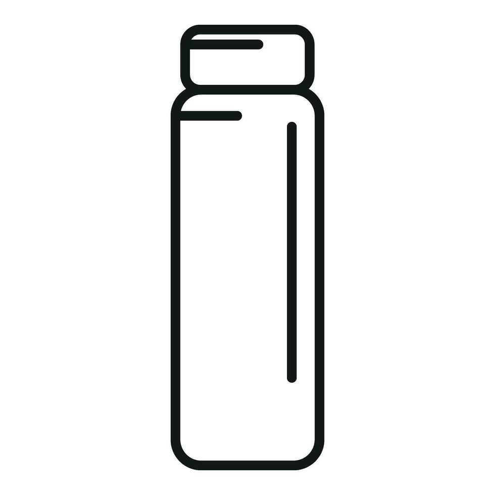 Damage care bottle icon outline vector. Coloring hair vector