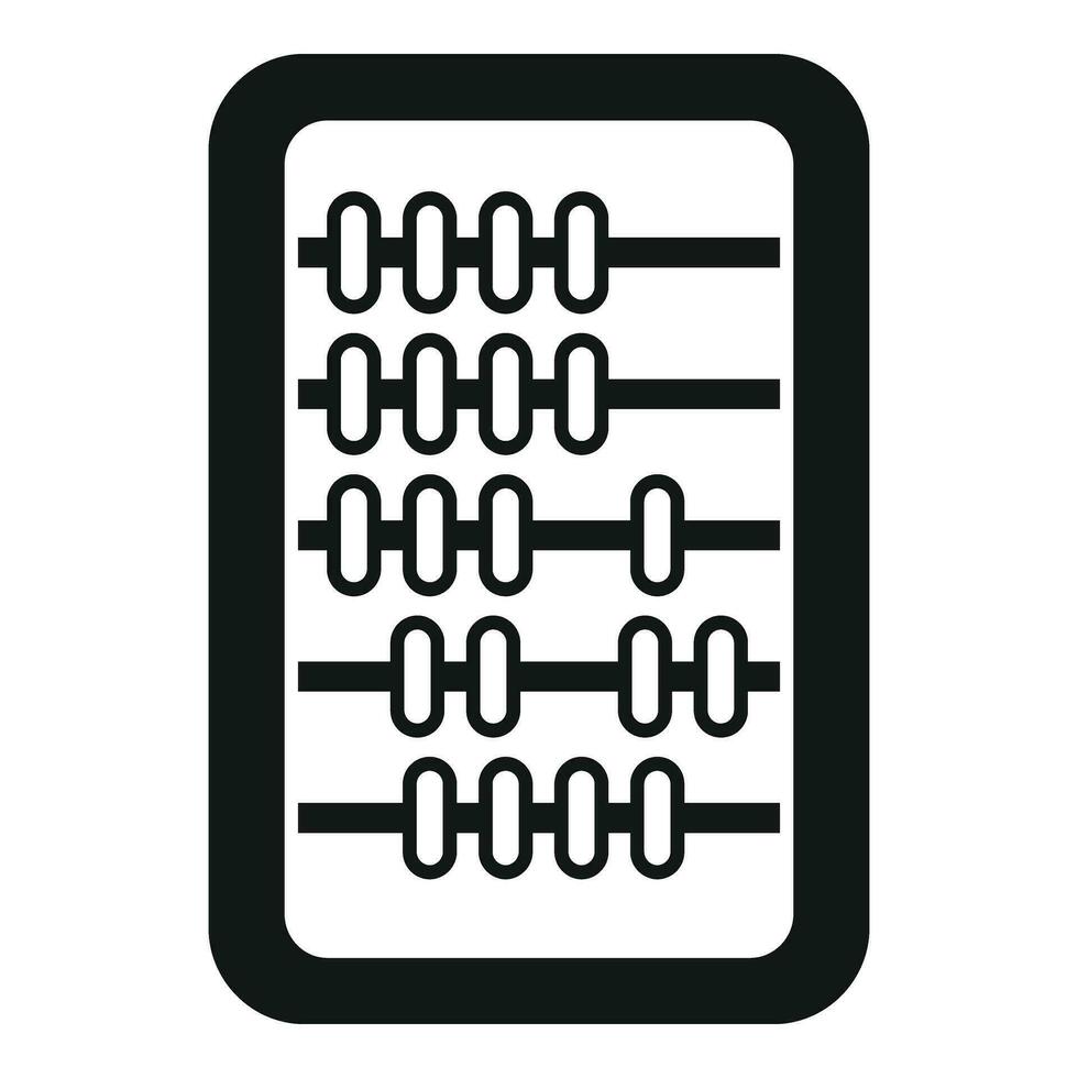 contabilidad escritorio equilibrar icono sencillo vector. grabar acuerdo vector