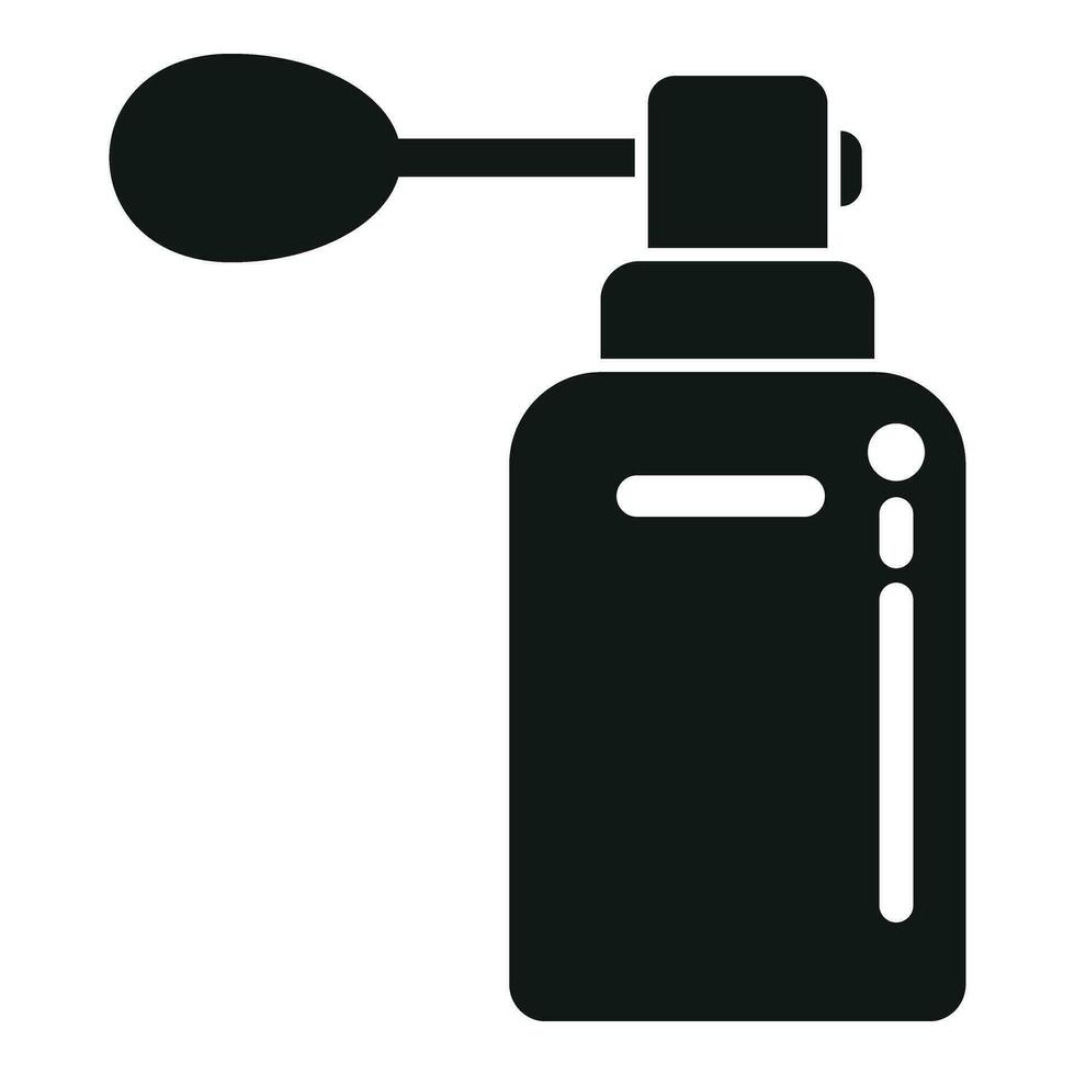 niebla rociar botella icono sencillo vector. desodorante atomizador vector