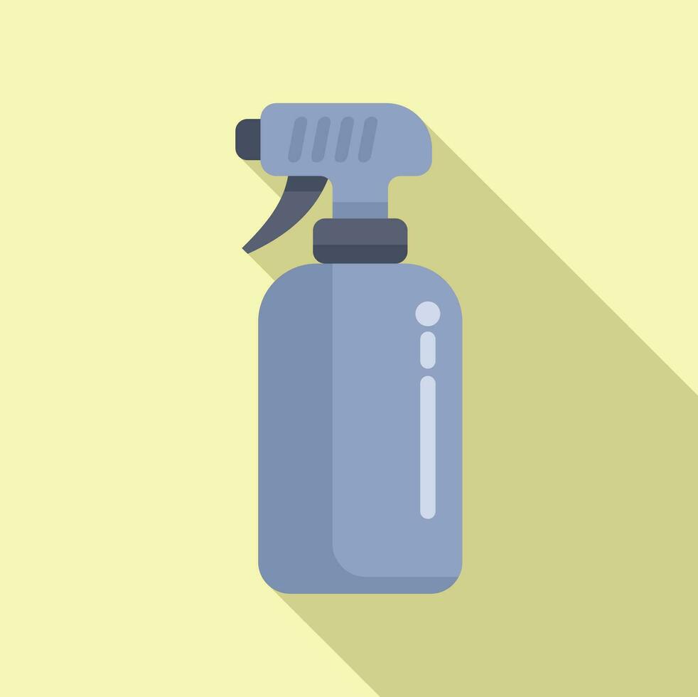 Clean plastic sprayer icon flat vector. Bottle clean vector