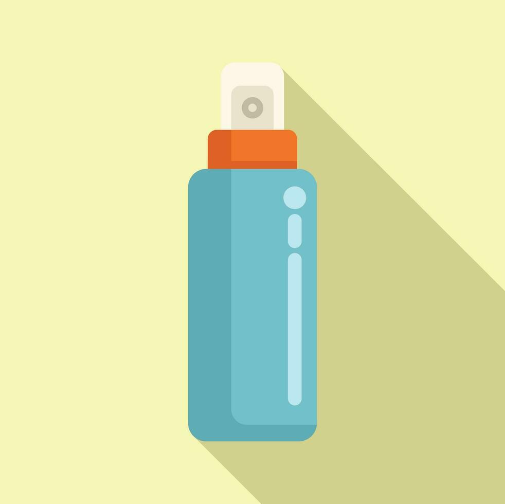 Wash hand sprayer icon flat vector. Clean powder vector