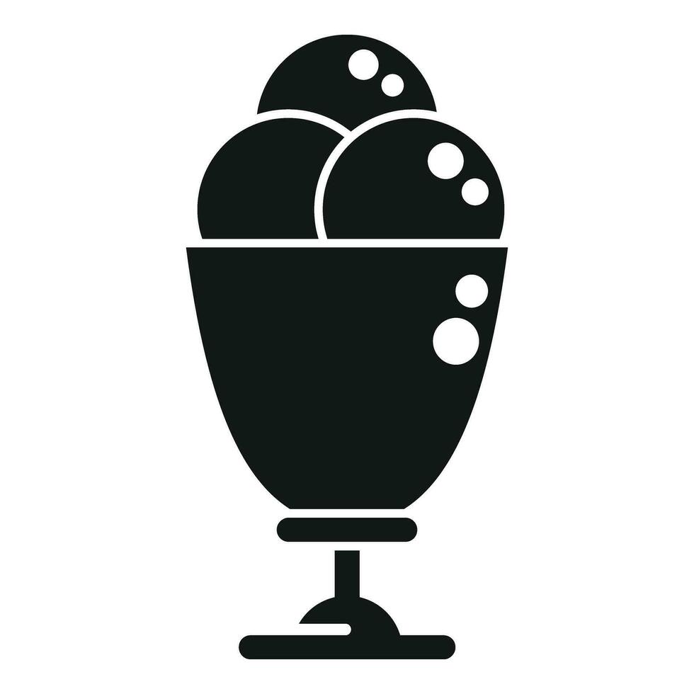 Gelato fruit sorbet icon simple vector. Ice cream soft vector