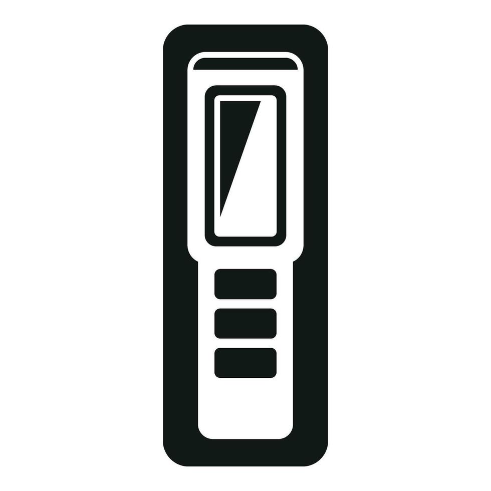 Electronic laser meter icon simple vector. Modern tool system vector