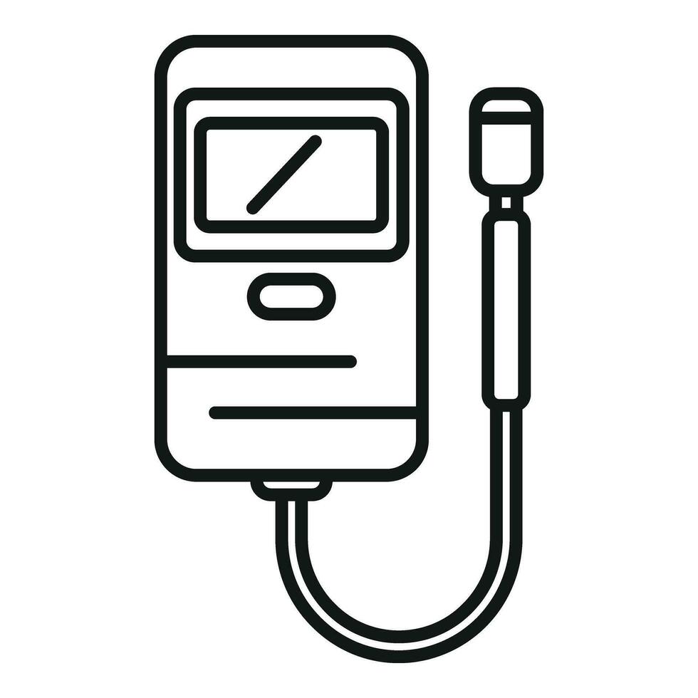 Device soil kit icon outline vector. Medical device vector