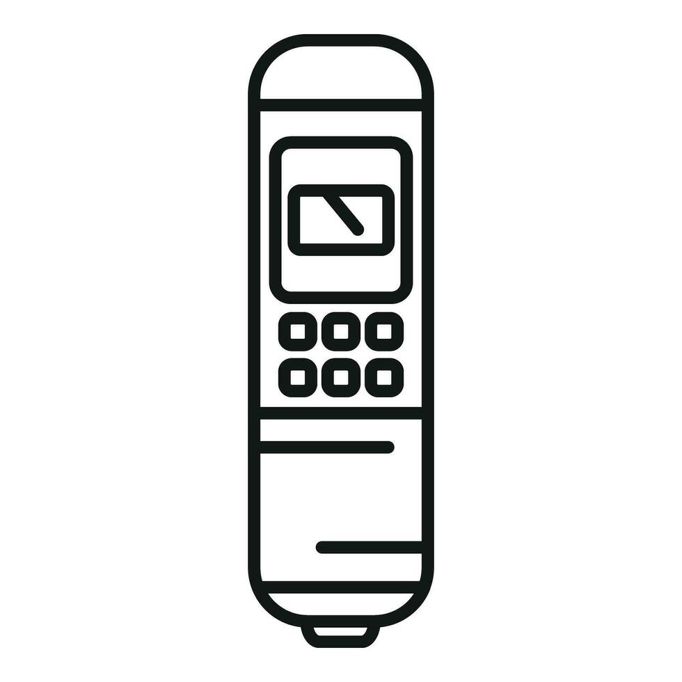 Ph meter icon outline vector. Acidic screen neutral vector