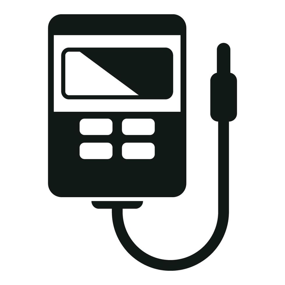 Acid ph meter icon simple vector. Alcaline water scale vector