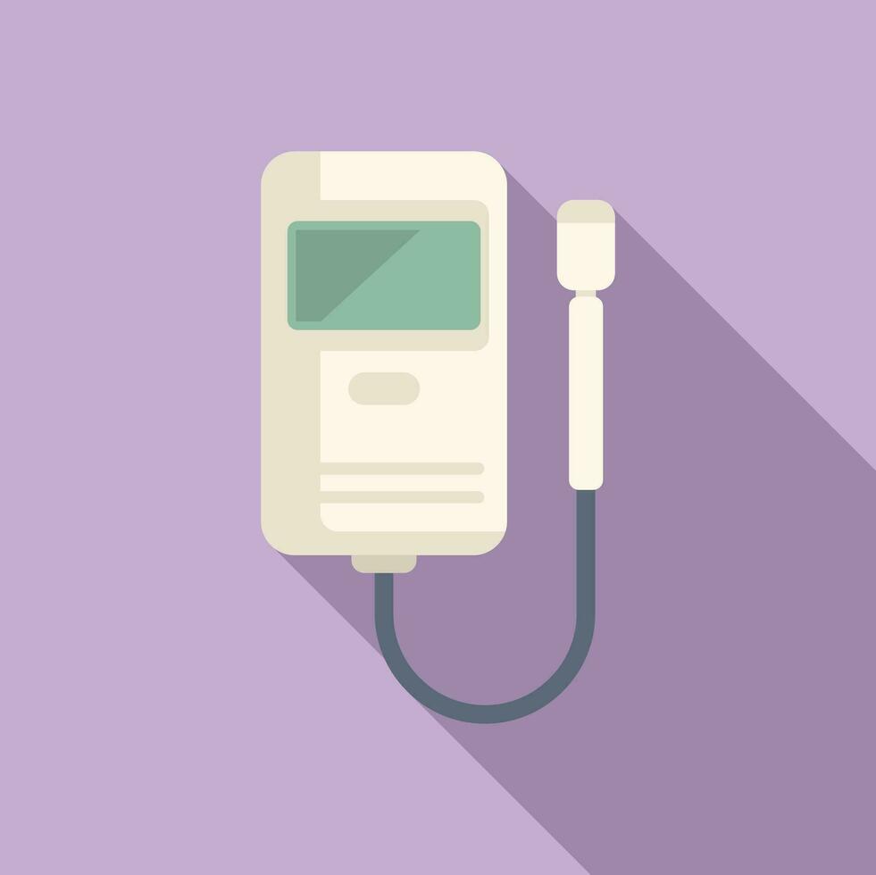 Device soil kit icon flat vector. Medical device vector