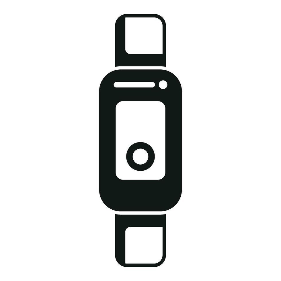 Fitness point band icon simple vector. Data network vector