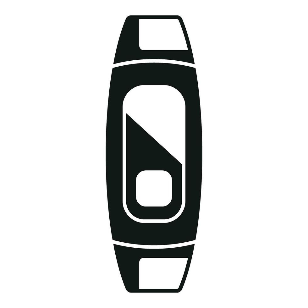 Tech fitness band icon simple vector. Workout equipment vector
