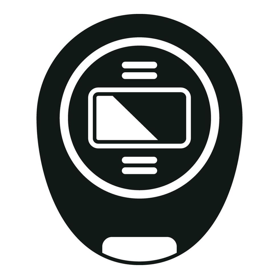 Healthcare equipment tech icon simple vector. Digital activity vector
