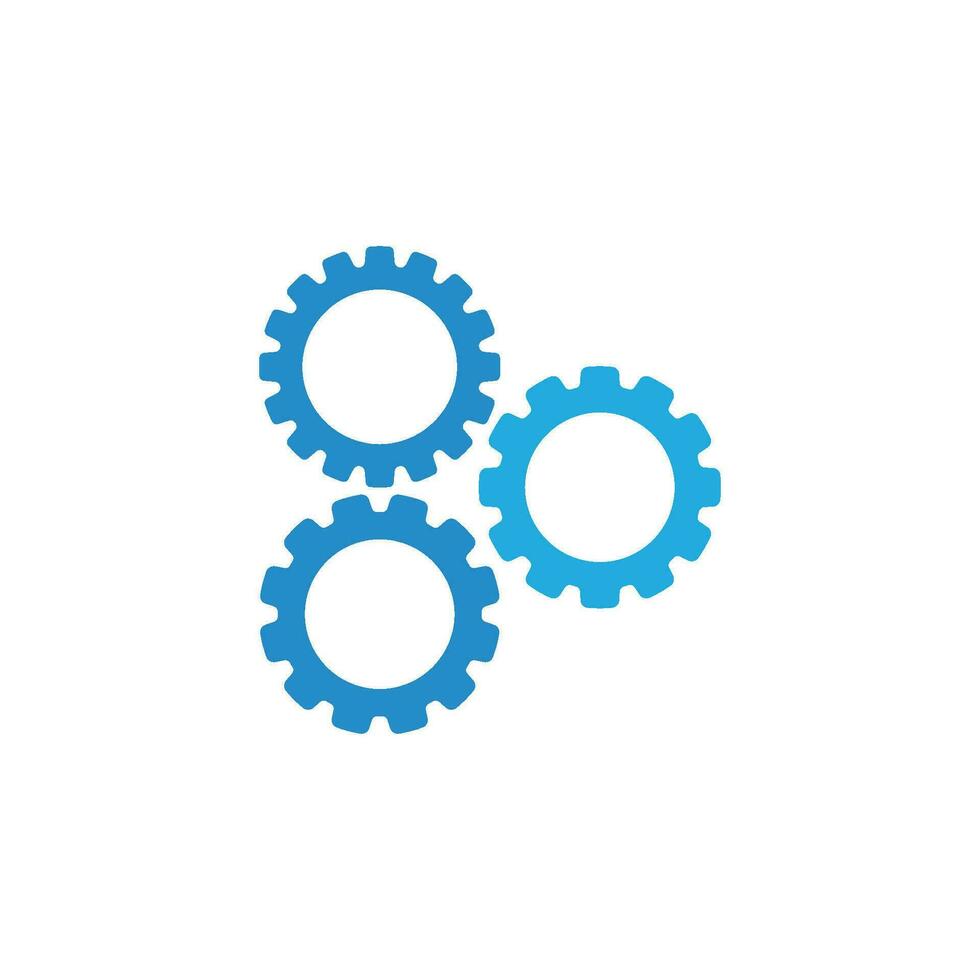 Gear vector icon illustration design