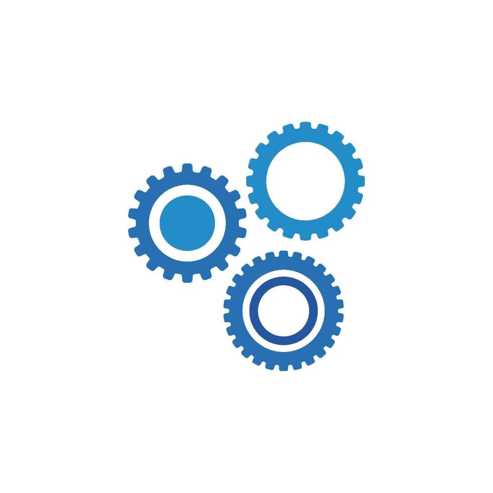 Gear vector icon illustration design