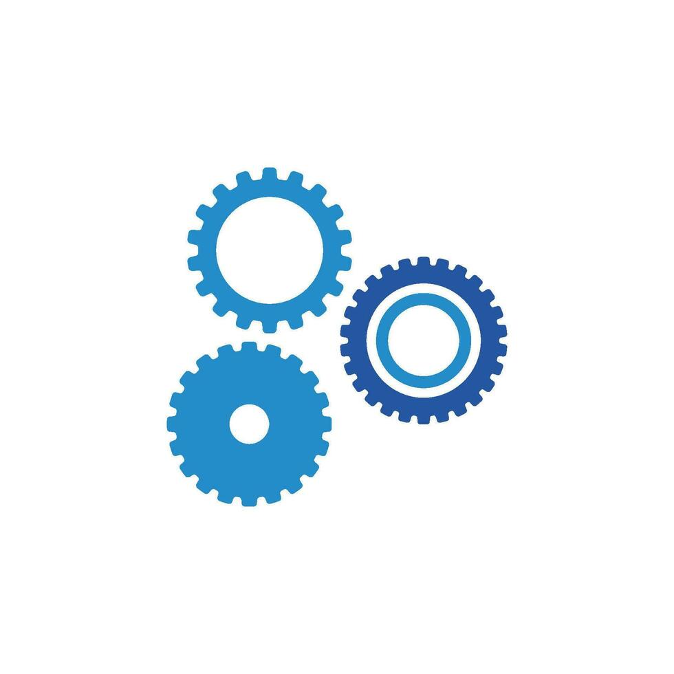 Gear vector icon illustration design