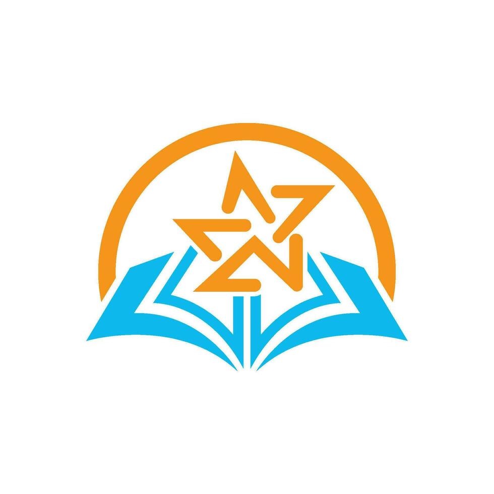 biblioteca logo icono, vector ilustración diseño