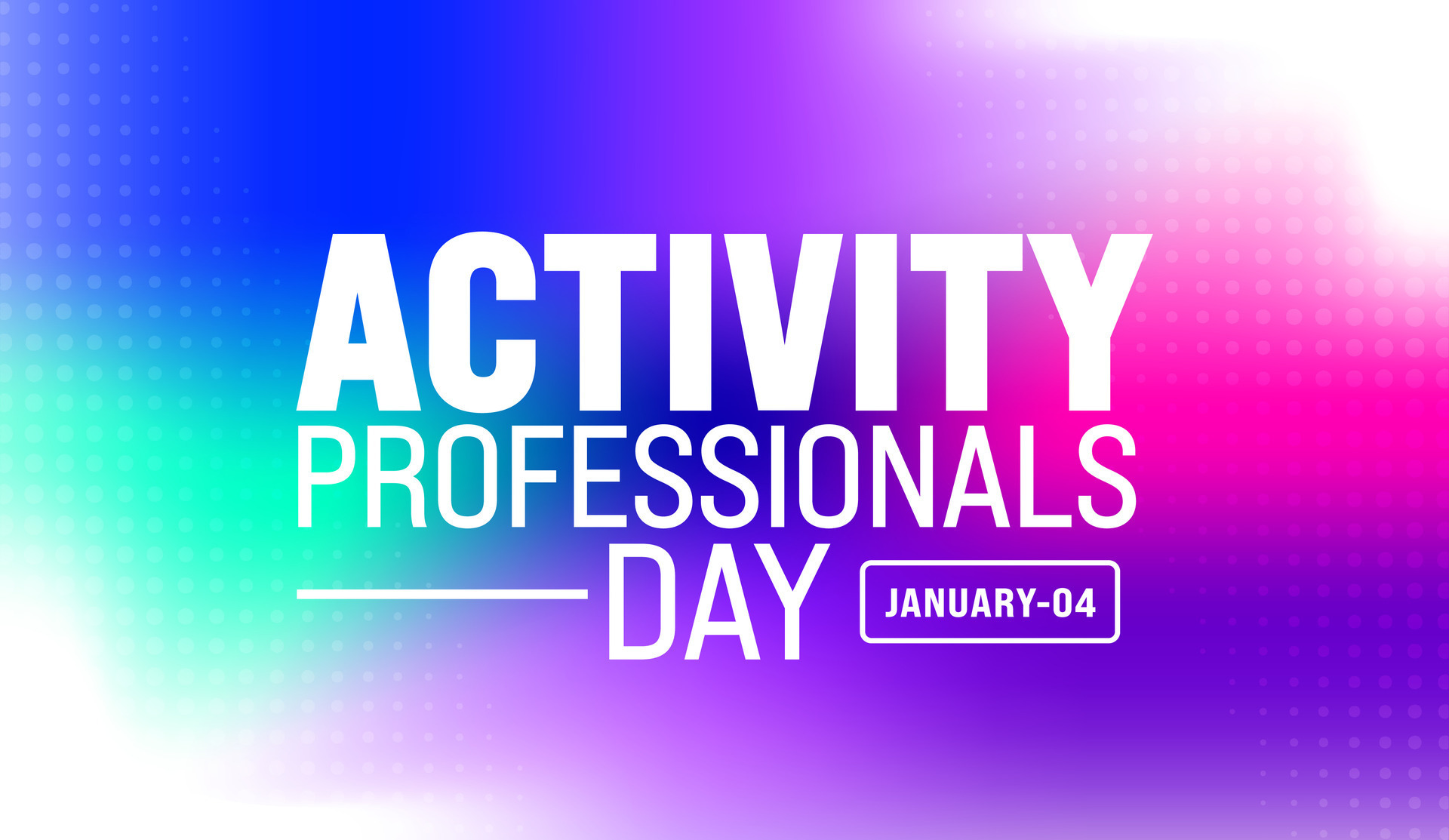 Activity Professionals Day background design template use to background