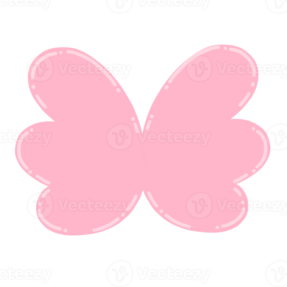 Pink Butterflies Cartoon illustration Pink Butterfly Cute Element