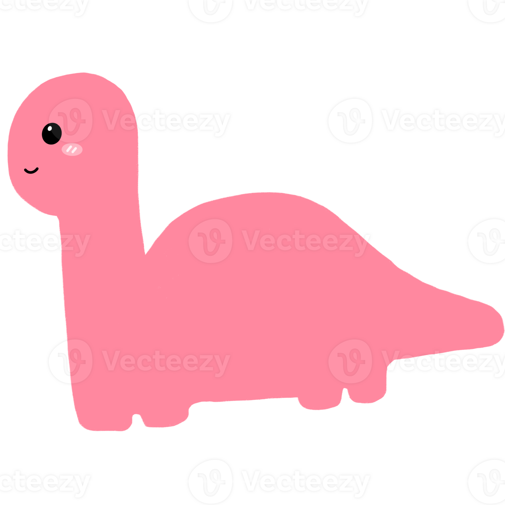 Pink Dinosaur Cartoon illustration Cute Dinosaur Sticker Dinosaur 35512987 PNG