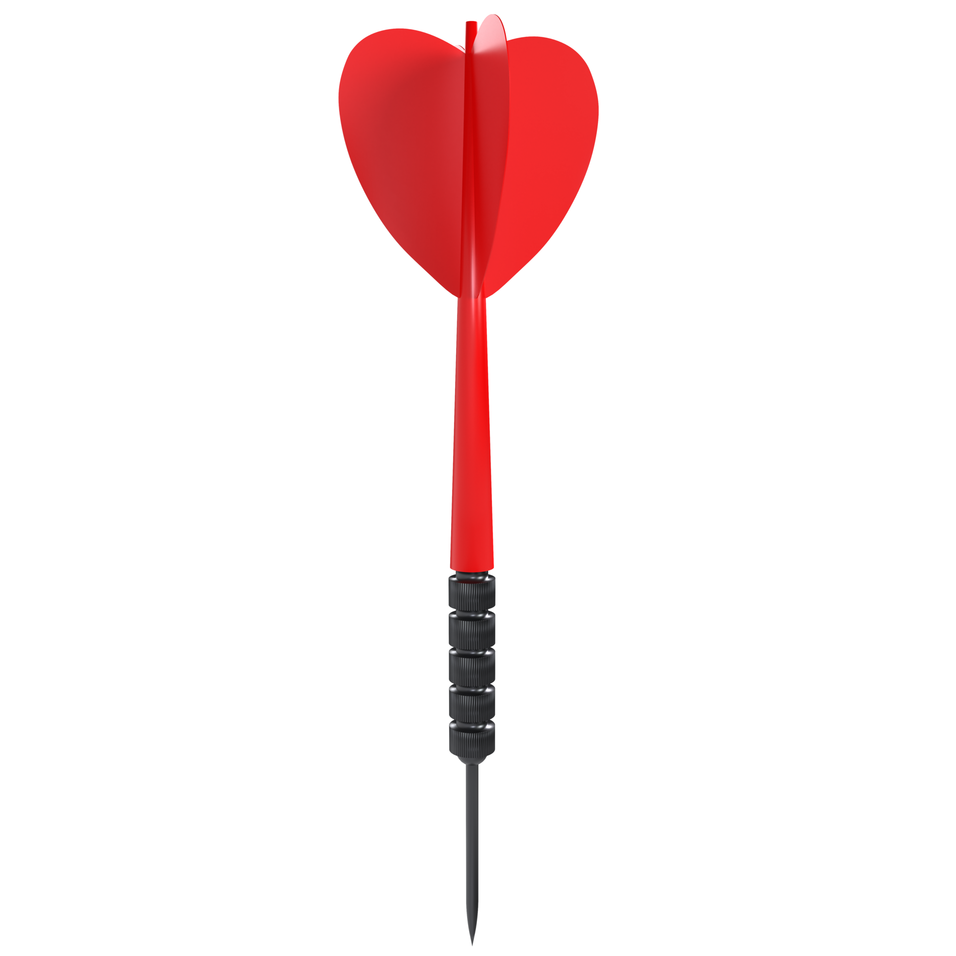 a red dart in the shape of a heart on a transparent background 35513126 PNG
