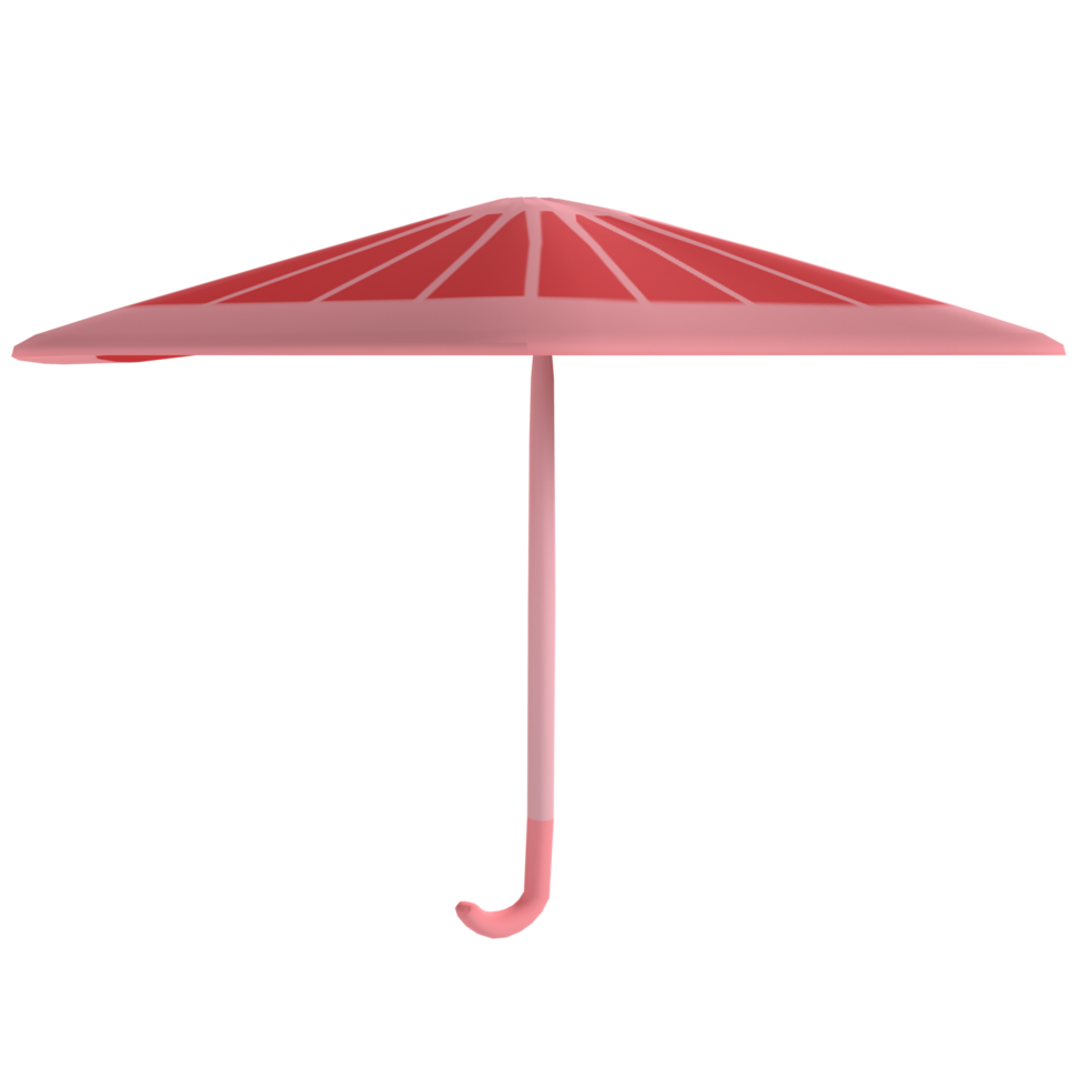 3d Rendering Of Cute Umbrella png