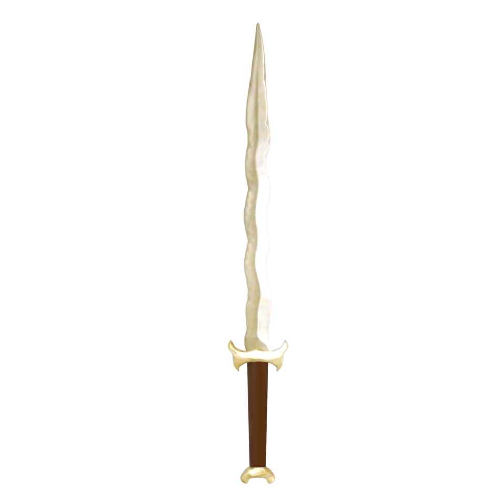 3d Rendering Of Celtic Sword png