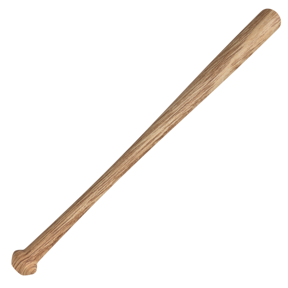 3d Rendering Of Baseball Bat png